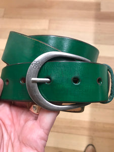 Boho Vintage Style 'Funki' Belt in FOREST Deep Green