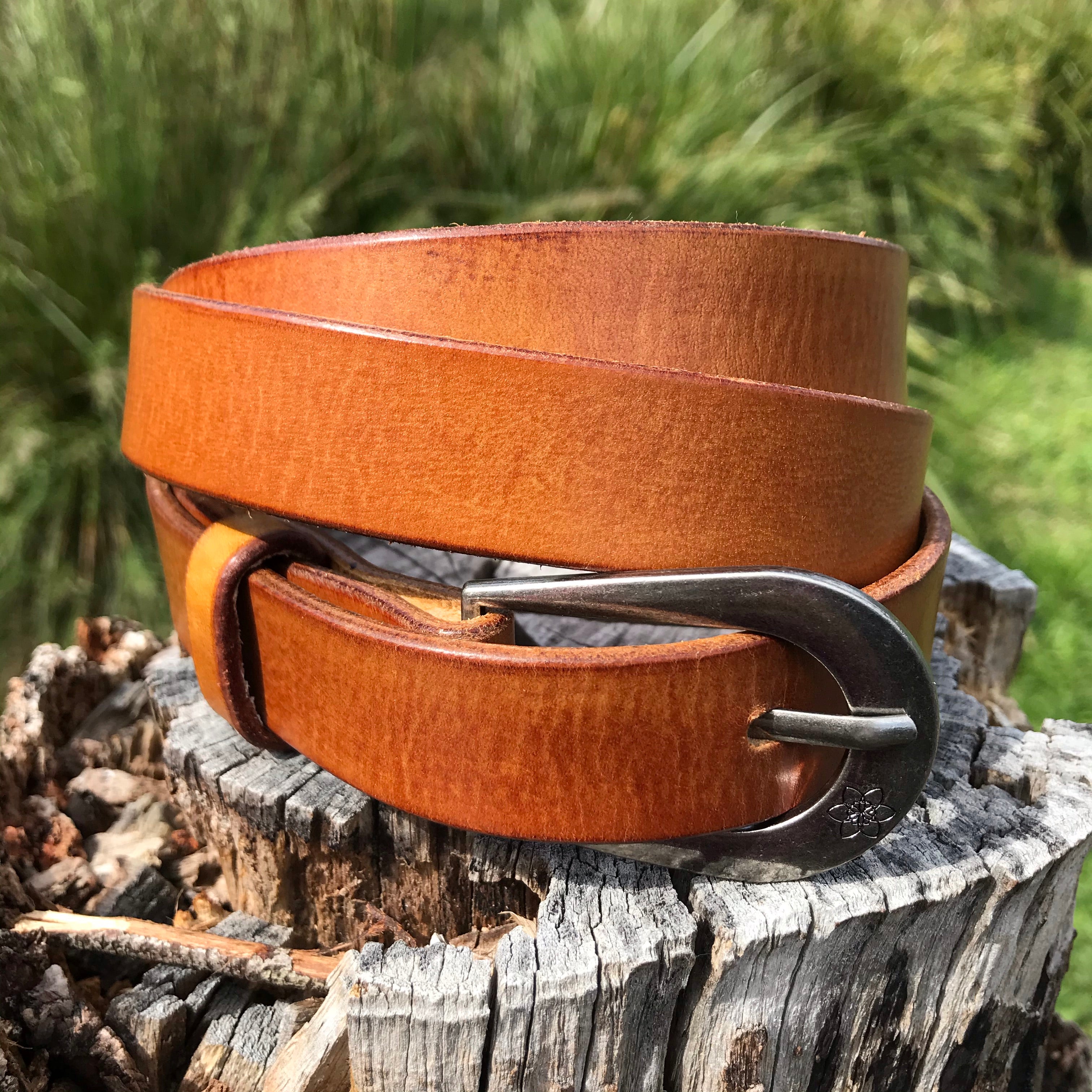 Boho Vintage Style 'Slinki' Belt in Honey