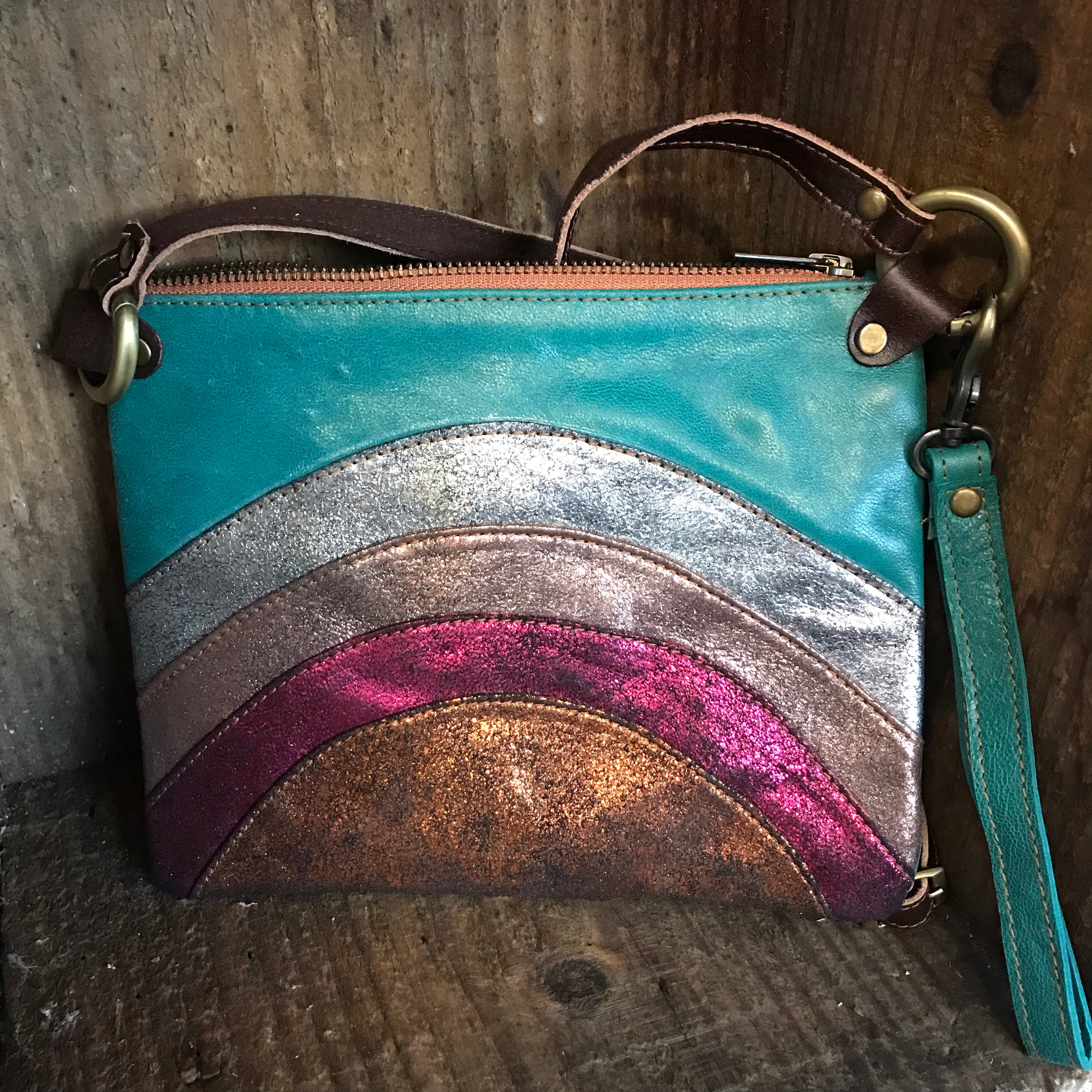 Cross Body Bag  "Rainbow Soul"