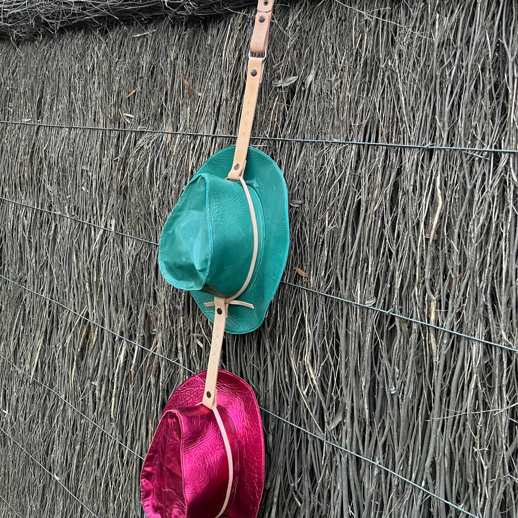 Hat Storage Leather Hanger Wall Hook Hanging Storage