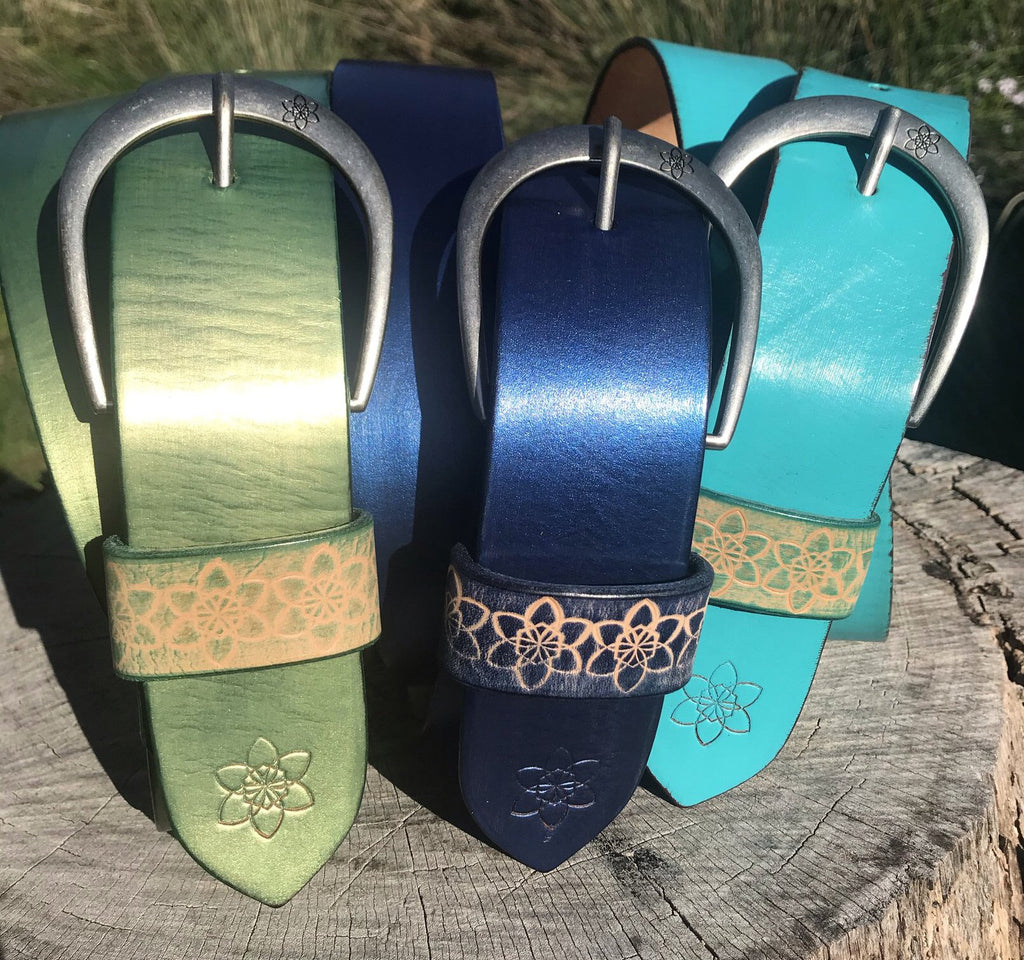 ‘GROOVI' CURVE Belt CITRINE SPARKLE