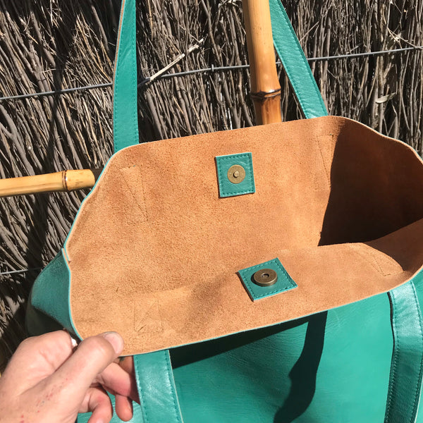Turquoise Rainbow Soul Tote