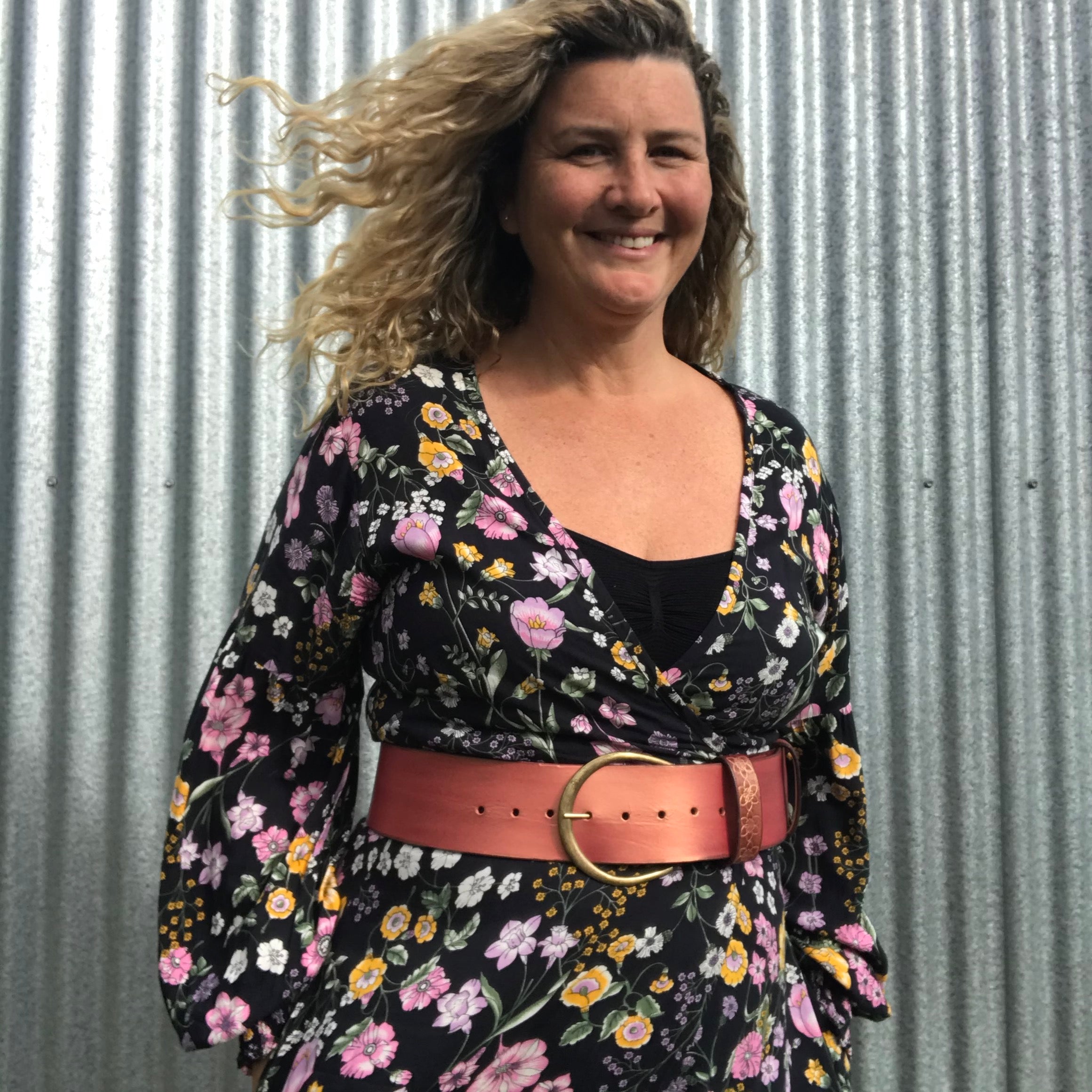 Hippi' Wide Belt ROSE Gold