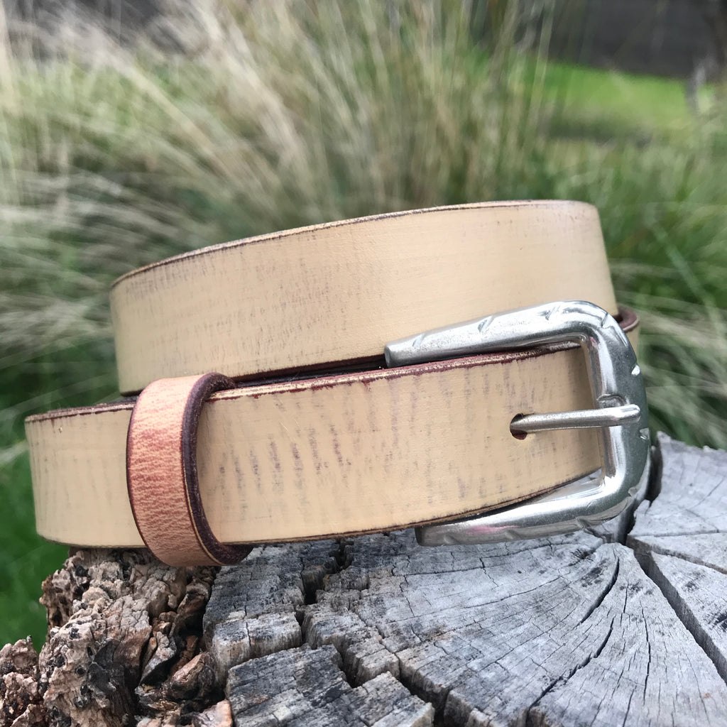 Boho Vintage Style 'Slinki' Belt in Champagne